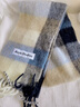Acne Studios【12期免息】男女同款格纹流苏彩虹Vally围巾羊毛披肩 蓝色/米色/黑色 均码 实拍图