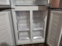 奥马(Homa)超薄冰箱365升风冷无霜一级能效变频十字四开门双开门家用薄款电冰箱 零度保鲜BCD-365WDK/B 实拍图
