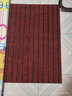 雪中送毯可裁剪入户门门口地垫门垫防滑垫厨房满铺商场走廊过道吸水脚垫 暗红横条纹 40cm*60cm 实拍图