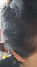 五贝子染发剂染头发霜焗油膏自然黑无刺激不伤发男女遮盖白发 黑褐色 实拍图