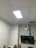 灯具大全2024厨房灯300x600 集成吊顶灯卫生间灯扣板嵌入式led平 300*600烤漆银框长灯38W白光 实拍图