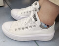 匡威（Converse）官方All Star Move女轻便云朵厚底帆布小白鞋570257C 570257C/白色 35 实拍图