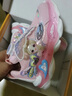 G.DUCKKIDS女童鞋子2024春秋新款儿童发光运动鞋旋转纽扣亮灯闪光女孩公主鞋 粉色 26 实拍图