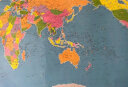 2024年 中国地图挂图+世界地图挂图（1.1米*0.8米 学生地理学习、办公家庭装饰  无拼缝通用挂图 套装共2张） 晒单实拍图