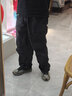 714street【轻薄透气】山系户外春夏季徒步登山伞兵裤长裤宽松束脚休闲裤男 黑色 XS 【女码】 实拍图