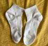 迪卡侬（DECATHLON）跑步袜男袜吸汗透气速干薄款袜子运动袜3双装RUNR 新款白色（3双装） 39-42（43建议选此项） 实拍图