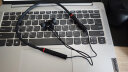 联想（Lenovo）无线蓝牙运动耳机颈挂式 入耳挂脖式跑步超长续航降噪 防汗长续航8D立体声音乐耳机 HE05Pro黑 实拍图