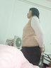 翊尚美针织马甲女春秋可外穿短款V领背心上衣25年新款宽松内搭坎肩 杏色 均码 【推荐80-140斤】 实拍图