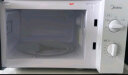 美的快捷微波炉 家用小型 360°转盘加热 旋钮操控 易洁内胆（M1-L213B） 白色 20L 实拍图