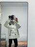 啄木鸟（TUCANO）羽绒服男士冬季新款短款连帽款工装羽绒白鸭绒加厚保暖防寒外套潮 1677-米色 2XL 【145-160斤】 实拍图