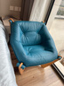 IMG Comfort挪威设计原装进口真皮实木单人沙发椅躺椅休闲椅挪威宠椅 卢娜椅 挪威蓝 实拍图
