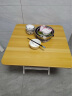 华恺之星折叠桌桌子家用餐桌简易便捷小户型吃饭方桌CJ115黄木纹70CM 实拍图