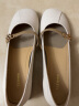 天美意女鞋商场同款方跟日常通勤浅口女单鞋BH021CQ3 米色 39 晒单实拍图