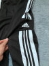 adidas舒适三条纹足球运动裤男装阿迪达斯官方GK9545 黑色/白 M 晒单实拍图