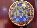 纳知轩黄铜山海镇风水摆件麒麟牌太极图八卦图室外室内挂件八卦镜凸镜 12cm全铜实心彩绘-挂件款【升级加厚加重】 实拍图