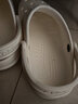 卡骆驰（crocs）洞洞鞋男女鞋贝雅一脚蹬穿沙滩鞋凉拖鞋 10126-100 M9W11 实拍图