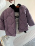 M.Latin/[艺术家系列]马拉丁童装大童羽绒服24冬新款三防绒轻薄羽绒服 白灰 100cm 实拍图
