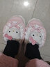 魔杏【玉桂狗联名】棉拖鞋女士冬居家卡通软底保暖月子防滑情侣拖鞋男 KT猫 【经典款】 38-39 合适37-38 实拍图