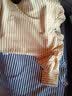 赢一贝婴儿衣服秋冬德绒高领打底衫长袖T恤男童保暖冬装小童女宝宝上衣 深灰色条纹 90 实拍图
