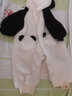 papa爬爬秋冬新款男女宝宝动物造型爬服抱抱绒连体衣婴儿保暖哈衣 黑色 66cm 实拍图