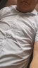 佐马仕 短袖衬衫男士衬衣商务休闲大码职业装工装夏季免烫修身工作服 WD2655纯白色短袖(无口袋) 45/6XL（185-200斤） 实拍图