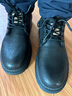 公牛世家休闲皮鞋男秋冬季加绒英伦马丁靴男士低帮保暖工装棉鞋子男雪地靴 实拍图