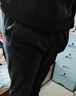 361°运动裤男秋冬季宽松保暖休闲裤直筒束脚针织长裤跑步裤子男 【束脚加绒】静谧灰 4XL 实拍图