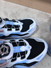 安踏儿童运动鞋女大童鞋春夏新款旋钮扣气垫缓震UFO5.0天眼跑鞋 【网面】黑/白/蓝-3 35 脚长约22cm 实拍图