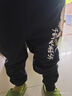 JEANSWEST CLUB真维斯集团儿童冬季加绒卫裤新款男童长裤保暖女童运动裤中大童 藏青-hi熊 150 （建议身高140-150cm） 实拍图