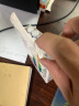 晨光（M&G） 记号笔粗头油性防水大容量不易掉色不可擦快递大头笔速干签到笔物流笔办公用品 白色5支 实拍图