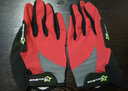 洛克兄弟（ROCKBROS） 骑行手套全指自行车电动车摩托车手套春秋冬长指男女款可触屏 S030春秋长指 红色 触屏 L 实拍图