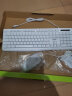 宏碁(acer)键鼠套装 有线键鼠套装 键盘鼠标套装 电脑办公游戏家用键盘鼠标OAK-040 白色 实拍图