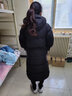 阿迪达斯（adidas）男女情侣装长款羽绒服冬季新款连帽厚运动服过膝保暖防风外套 黑色/情侣款/2025新款 XS 实拍图