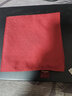 雅戈尔（YOUNGOR）丝巾男士经典口袋丝巾优质涤丝面料经典丝巾装饰方巾商场同款 暗红 均码 实拍图