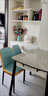 茶慕北欧轻奢餐椅简约网红休闲咖啡厅洽谈酒店接待椅餐桌餐厅客厅椅子 配件：椅子脚垫【单买不发】 实拍图