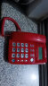 中诺（CHINO-E） W520普通版/大铃声版老人电话机 免提通话来电显示一键转接固定家用办公座机 普通版红色 实拍图