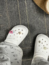 CROCS卡骆驰檀健次同款经典泡芙洞洞鞋轻便舒适男女同款花园鞋|207521 白色-100(含智必星) 37 /38(230mm) 实拍图