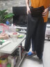 真维斯（Jeanswest）裤子男加绒加厚春秋款宽松羊羔绒长裤束脚运动冬季针织男士休闲裤 黑（ZS蓝中国） M 【加绒加厚，羊羔绒】 实拍图