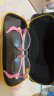CAPONI日本进口儿童防蓝光辐射眼镜学生玩手机电脑孩子护目镜平光无度数 粉色框-0度防蓝光 晒单实拍图