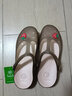 维布伦洞洞鞋女夏季玛丽珍凉鞋厚底防滑沙滩鞋镂空软底舒适外穿户外拖鞋 茶金 39 正码正拍 实拍图