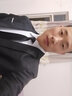 春秋季黑色西装套装伴郎服男西服兄弟团衣服结婚礼服正装高中大学 (黑西装+白衬衫+西裤+领带) L (108-120斤) 实拍图