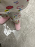 B.Duck小黄鸭童鞋儿童拖鞋冬季新款男童防滑保暖棉拖女童棉靴雪地靴棉鞋 909粉色 28 码 适合脚长16.0-16.5cm 实拍图