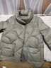 衣典零一（LEDIALYI）轻薄羽绒服女短款2024冬季女装新款中年小个子高端白鸭绒加厚外套 卡其色 M（推荐100-115斤） 实拍图