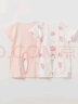 童泰（TONGTAI）婴儿短袖连体夏季衣服新生家居儿童2件装TS42J455-DS粉色73cm 晒单实拍图