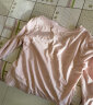 真维斯（JEANSWEST）长袖t恤女新疆棉装宽松夏季薄款上衣内搭纯色打底衫黑色XL 实拍图