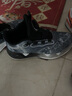 贵人鸟男女童运动鞋夜光轻跑鞋春秋季新款旋转纽扣鞋中大童休闲儿童鞋子 22076黑白 38码 实拍图
