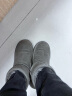 天美意靴子女商场同款厚底短靴休闲保暖女雪地靴CNA41DD3 灰色 34 实拍图