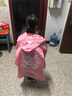 甜甜仔（TIANTIANZAI）儿童雨衣男童小孩全身防水女童中大童宝宝幼儿园学生上学专用雨披 粉色独角兽【加厚16丝  收纳袋】 2XL 实拍图