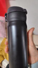 膳魔师（THERMOS）保温杯500ml男女士儿童水杯子学生生日礼物JNL-502黑色 实拍图