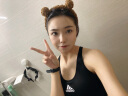 adidas速干中强度训练运动健身内衣女装阿迪达斯官方FJ7262 黑色 M 实拍图